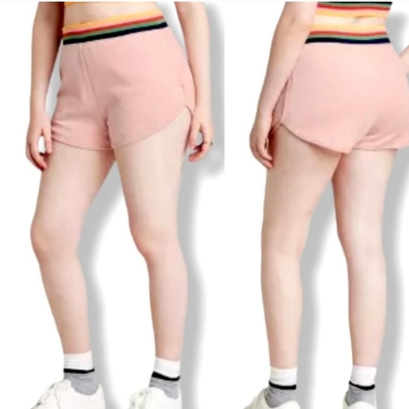 Wild Fable 2 piece Pastel Pink Crop Tank Top and Shorts Set NWT - Picture 10 of 13